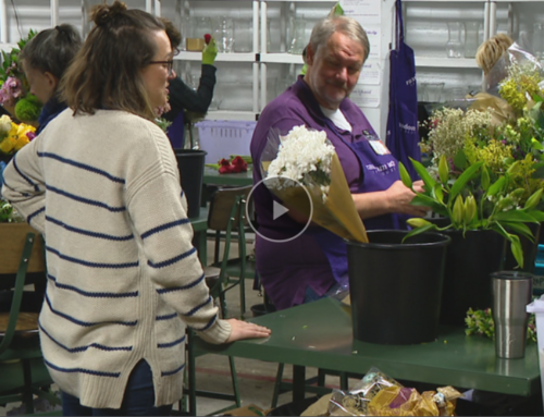 Volunteers ensure flowers get 2nd chance to brighten someone’s day (WTHR, 2.20.2020)